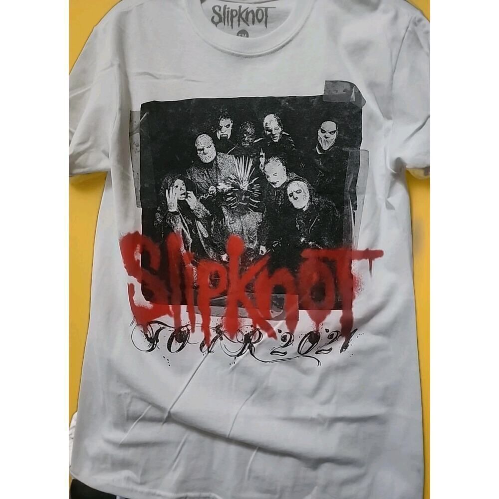 Slipknot‎ Men's Large Concert Tour 2021 Knotfest Tee T-Shirt CR10 New Excellent